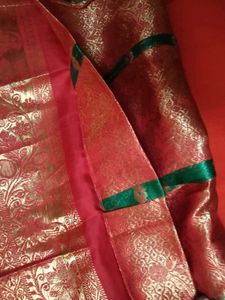 BrandNew Red&amp;GoldLehengaWithStitchedBlouse+Dupatta