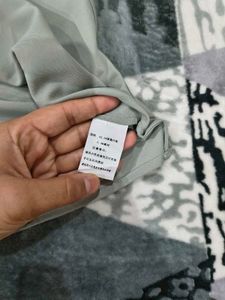 Trendy Sage Green Strappy Summer Top NEW