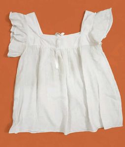 Elegant White Cotton Blouse
