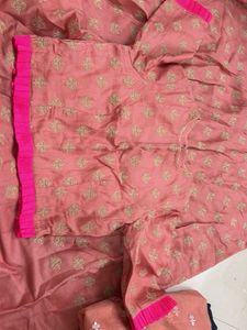 Pink Embroidered Lehenga Skirt