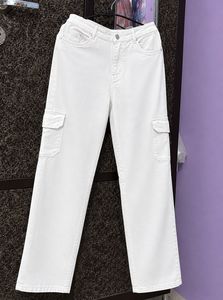 Stylish White Cargo Pants