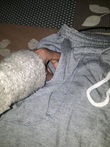 Grey Winter Trousers With Pocket &amp; Buttons