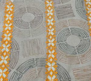 Embroidered Dupatta with Ethnic Print