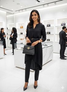 BCBGMAXAZRIA 'Midnight Elite' Tunic!