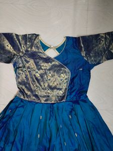 Full Length Pattu Dress 👗