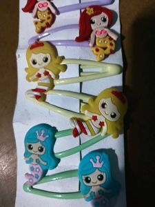 Cute Mermaid Hair Clips Set