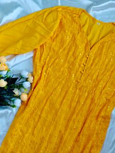 Yellow Kurta – Combo