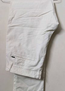 Cream Chino Pants