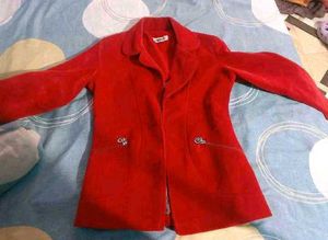 Red Velvet Blazer