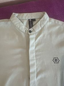 Boy’s Band Collar Shirt