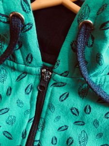 Green Printed Sweater Women