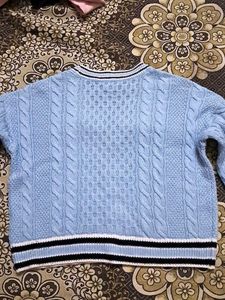 Cute Korean Button-up Sweater