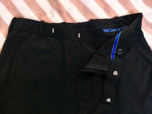 Classic Black High-Waisted Raymond Pants for women