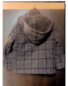 Plaid Hooded Jacket