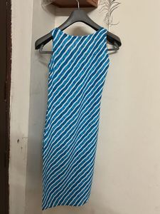 Blue Striped Dress