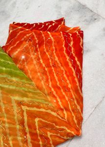 Vibrant Ombre Leheriya Saree