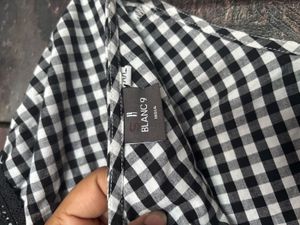 Gingham Puff Sleeve Top