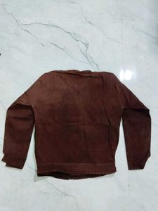 Men's Brown &amp; Black Corduroy Jacket