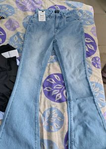 Light Wash Flare Jeans