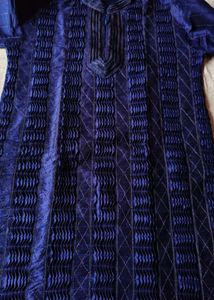 Men's Royal Blue Kurta