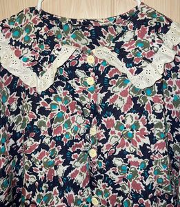 Cashal Coqutte Button up Top