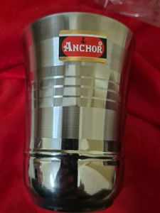 Set of 3 Stainless Steel Glasses
