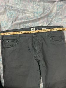 Men's Grey Casual Pants