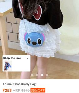 Cute Stitch Animal Crossbody Bag