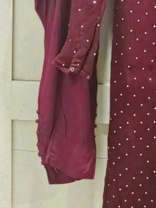 Red stunning kurtha Brand one at affordable
