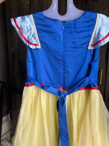 Girls Blue &amp; Yellow Princess Dress
