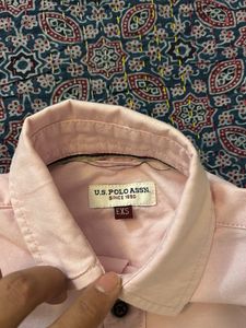 US Polo Assn. Boys Pink Shirt