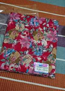 Beautiful Floral Print Dress Material