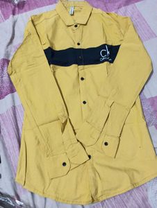 Stylish Yellow CK Shirt M,L,Xl