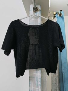 Black cardigan