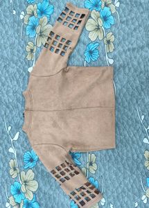 Women Cute Crop Top with Bow Detail