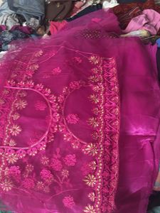 Vibrant Pink Embroidered Lehenga Choli