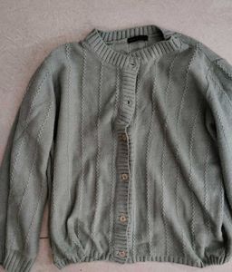 Soft Sage Green Cardigan+ Kurti combo ✨