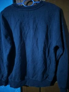 Navy "vi.va!" Graphic Sweatshirt