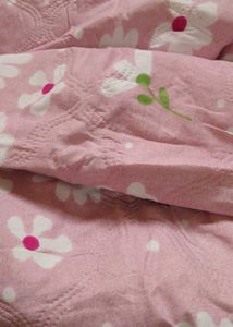 Pink Floral Bedsheet