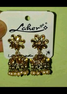 2 set combo Elegant Gold Jhumka Earrings