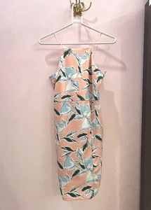 Floral Print Midi Dress| Size XS