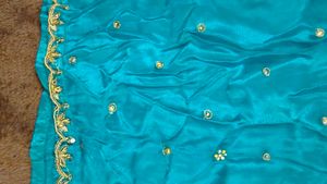 Teal Embellished Ethnic lehenga