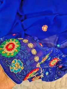 Brand New Party Wear Vibrant Saree