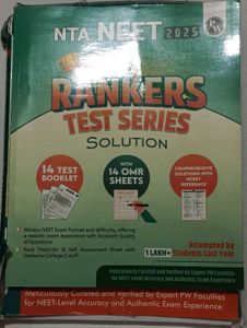 NEET 2025 Rankers Test Series Book