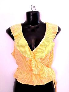 Yellow Striped Top
