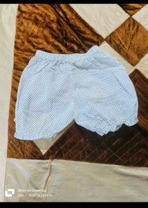Cute Ruffled Top and Polka Dot Shorts Set