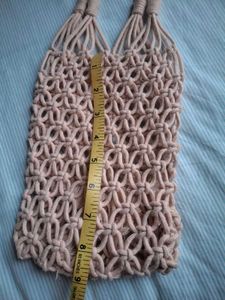 Boho Macrame Tote Bag