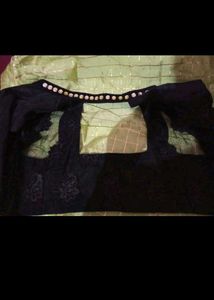 Designer Black Embellished Blouse