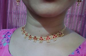 Manipuri gold necklace
