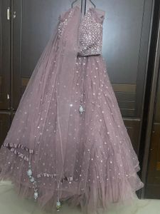 Stunning Pink Embellished Gown
